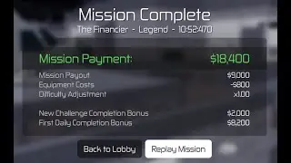 The Financier Legend Stealth Solo (Entry Point: Freelancer's Cut)