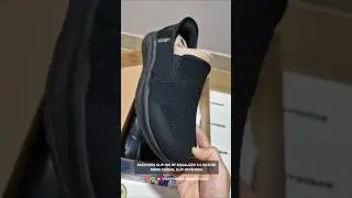 SKECHERS SLIP-INS RF EQUALIZER 5.0 DRAYZE BLACK ON CASUAL WALK SHOES (FULL VIDEO CHECK OUR CHANNEL)