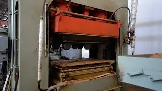 Elasn Factory Molded Particle Board Hydraulic Press Machine
