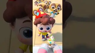 Learn to Line Up: Neo's Ice Cream Adventure🍦👫 #shorts