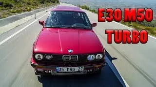 BMW E30 M50 Turbo Test S&uuml;r&uuml;ş&uuml; / 500HP G&uuml;c&uuml;nde