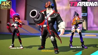 T3 Arena CLASH 3 Rounds with INSANE BOTS High Graphics Gameplay [4K60fps]