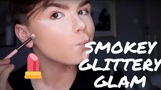 Smokey Glittery Glam Eye Makeup | 12 DAYS Of Xmas | Reuben de Maid
