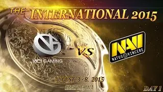 dota 2 The International 2015. Navi vs VG .Day 1
