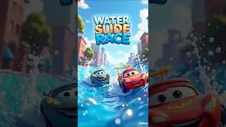 &ldquo;Water Slide Race! 💦 The Cars Zoom Through the City Splash! 🚗✨ #Kidozz #kidsshortstories &rdquo;