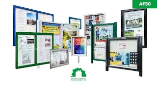 AF30 Aluminium Noticeboards Manufactured by Greenbarnes Ltd