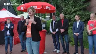 Sarah Philipp, Vorsitzende der NRW - SPD beim Erdbeerfest Recklinghausen Suderwich 16.Juni 2024