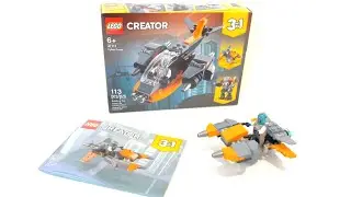 Lego Creator 31111 Cyber Drone - LEGO Speed Build 2021 - Brick Builder - Part 1