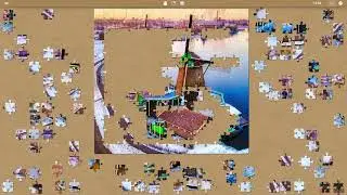 Relaxing Music With Winter Windmills Puzzle #698