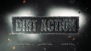 Dirt Action Title Design Animation / Logo Intro After Effects / Logo Animation Template Intro No#305