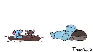 Wooper and Quagsire meets their Paldean forms