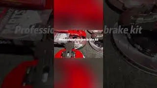 Custom Brembo 6-pot big brake kit upgrade for Benz GLE450 #gle450