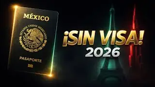 &iexcl;PODER MEXICANO! 🇲🇽 8 Pa&iacute;ses Potencia que puedes visitar SIN VISA en 2026 😱✈️🌍