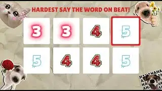 NEW! Say The Number On Beat Challenge - Medium