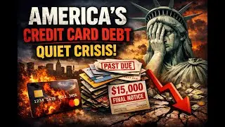 America's Credit Card Debt is a quiet crisis. (The chart explains everything). 🤔😮
