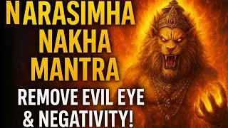 Narasimha Nakha Mantra! Power Mantra for Protection,Destroy Evil, Remove Harm, Invoke Divine Shield!