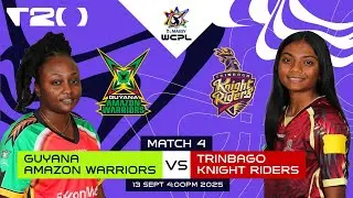 LIVE | Trinbago Knight Riders Women vs Guyana Amazon Warriors Women | WCPL 2025