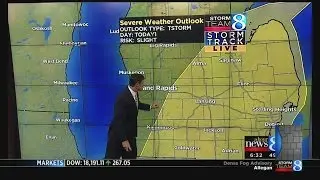 Severe weather possible Monday