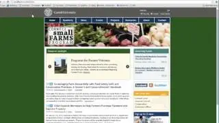 Tour of Cornell Small Farms Program Website Resources