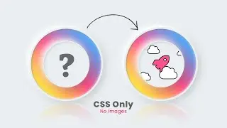 CSS Animation Effects | Neumorphism Effect with Soft Gradient & Animated Rocket  | FontAweosme