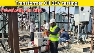 Transformer Oil Testing ll BDV Test of Transformer Oil 