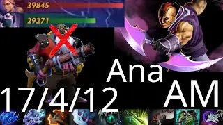 Ana Anti-Mage vs off Sniper, Void Spirit, Templar Assassin - cancer - dota2