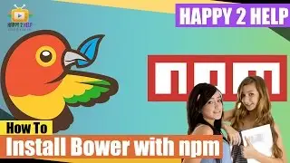 How to install bower package manager in windows os