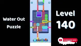 Water Out Puzzle Level 140 Walkthrough 💧 | Step-by-Step Solution | SolutionGuruji