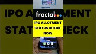 Fractal Analytics IPO Allotment Status Check Now #moneynestbyvarunsingh