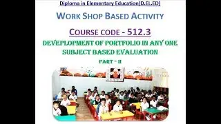 WBA : 512.3 Part #2 DEVEPLOPMENT OF PORTFOLIO IN bengali for nios deled  l pdf download in bengali