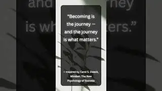 Becoming Is the Point of Life 🚶 #shorts #quotes #mindset #inspiration