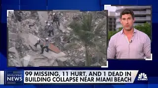 Investigators are determining cause of condo tower collapse
