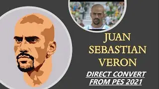 Juan Sebastian Veron, Converted From PES 2018/2019/2020/2021 | Classic Face PES 2017