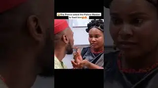 😂The Prince & the Palace Maiden love🤩..Daniel Effiong & Sarian Martins latest movie #nollywood