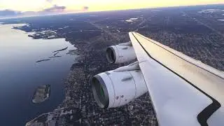 the most satisfying engine sound thai airways airbus a380 full thrust for take off