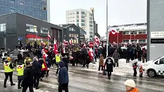 Odată cu protestele din Danemarca, și Groenlanda iese în stradă. Inuiții protestează în capitală