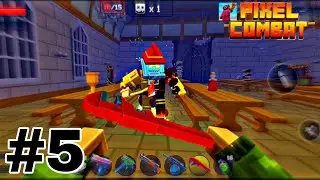 THIS AXE 🪓 CUTTER MONSTER WANTS TO KILL ME BUT.. | PIXEL COMBAT ZOMBIE GAMEPLAY WALKTHROUGH #5