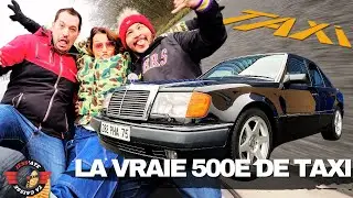 LA VRAIE MERCEDES W124 500E DU FILM TAXI ! DOUBLEMENT EXCEPTIONNELLE !