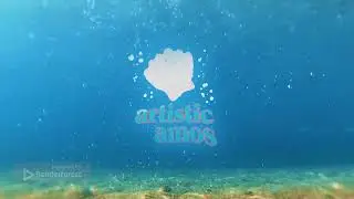 Artistic Amos Logo Underwater