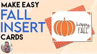 How to Make Easy Insert Cards for Fall | Cricut Insert Cards