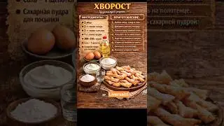 Хворост хрустящий! Рецепт
