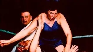 17.11.1950 National Wrestling Alliance Beverly Lehmer vs  June Byers (12:05)Manhattan Booking 