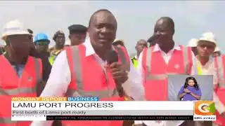First berth of Lamu Port ready