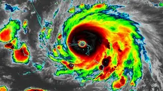 Infrared Satellite Animation of Major Hurricane Dorian (2019)