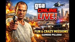🔥 Welcome to GTA Online Live with GAMERZ PILLODUToday we will play GTA Online