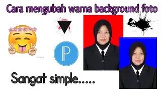 Cara ubah background pas foto - The best youtube