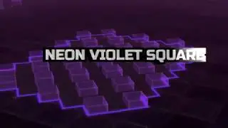 Neon Violet Square (remastered)