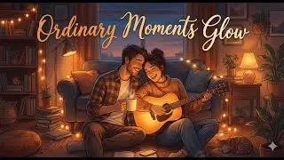 Ordinary Moments Glow (V1) | Relaxing Original Indie Folk/Pop Song | AR Musiq Club | An AR Originals
