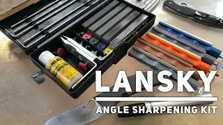 Lansky Angle Sharpening Kit and Extensions - Review and Demonstration