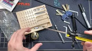 [47] Angal high security lock, pin in pin dimples with serrated drivers, picked and gutted